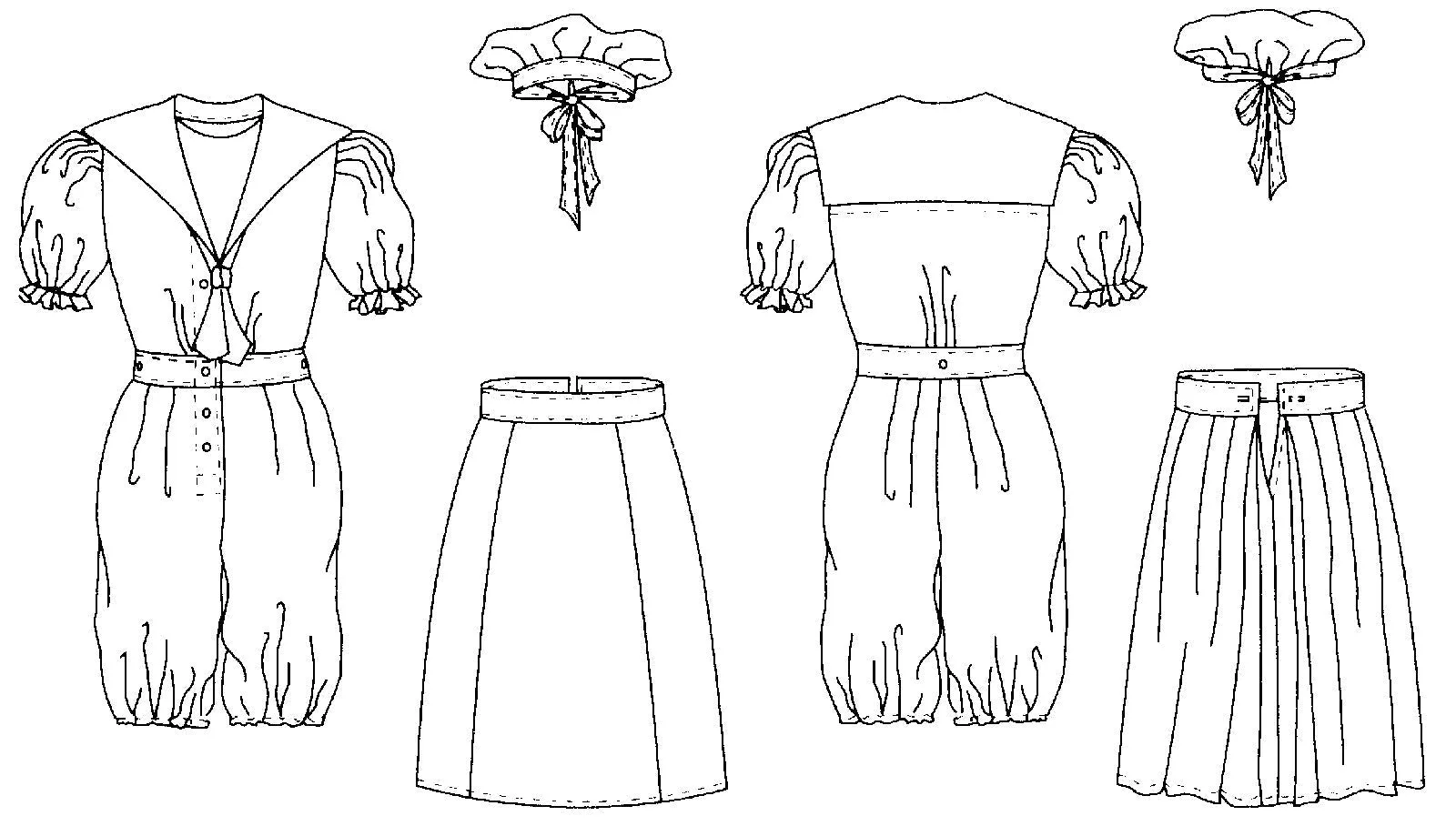 253 Vintage Bathing Costume - PDF