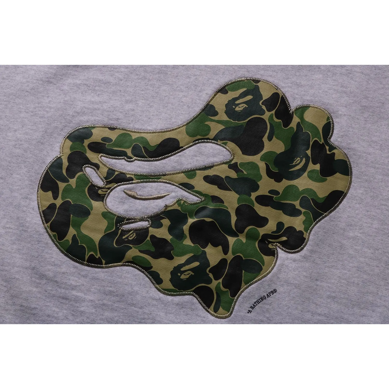 ABC CAMO PATCH LOOSE FIT CREWNECK MENS