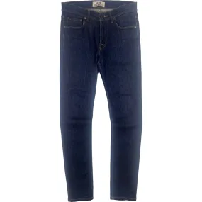 Acne Studios Ace Raw Skinny Fit Denim Jeans Blue