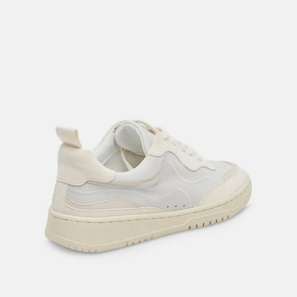 Adella Sneakers Off White Leather | Comfortable Off White Sneakers– Dolce Vita 6939727036482