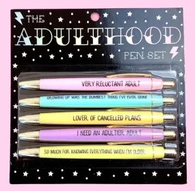 Adulthood Pen Set