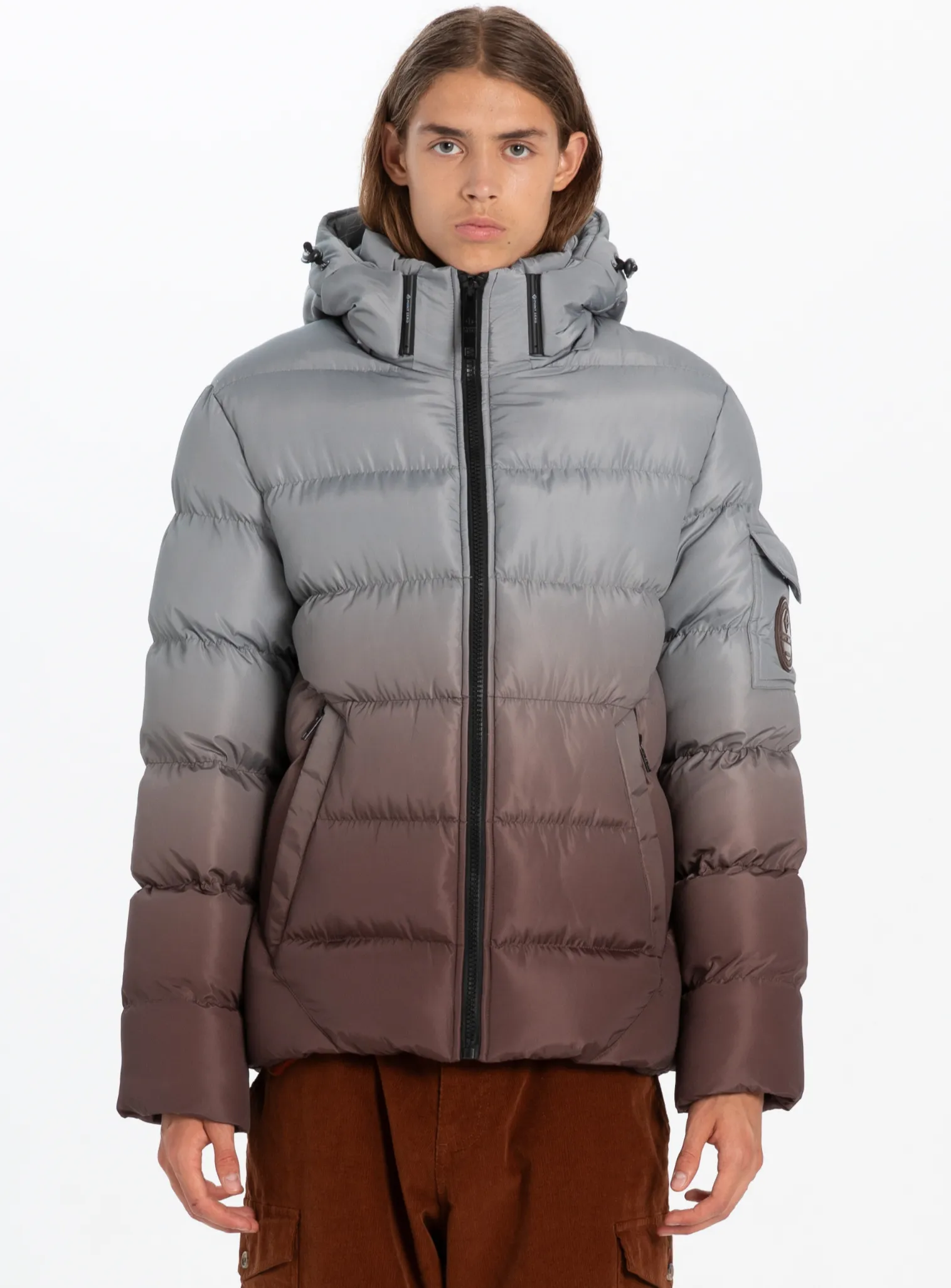 AKSEL| Dip Dye Puffer Jacket || AKSEL| Veste polaire Dip Dye