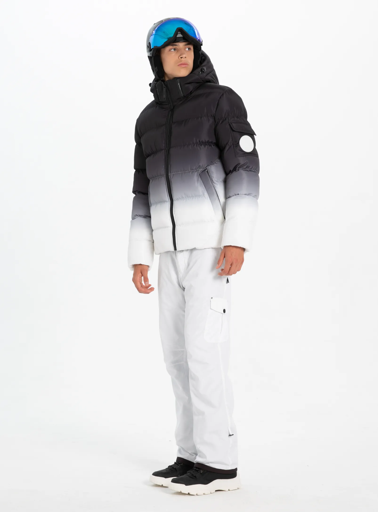 AKSEL| Dip Dye Puffer Jacket || AKSEL| Veste polaire Dip Dye