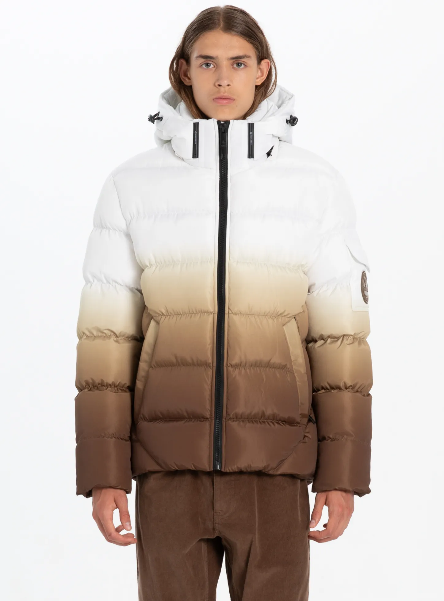 AKSEL| Dip Dye Puffer Jacket || AKSEL| Veste polaire Dip Dye