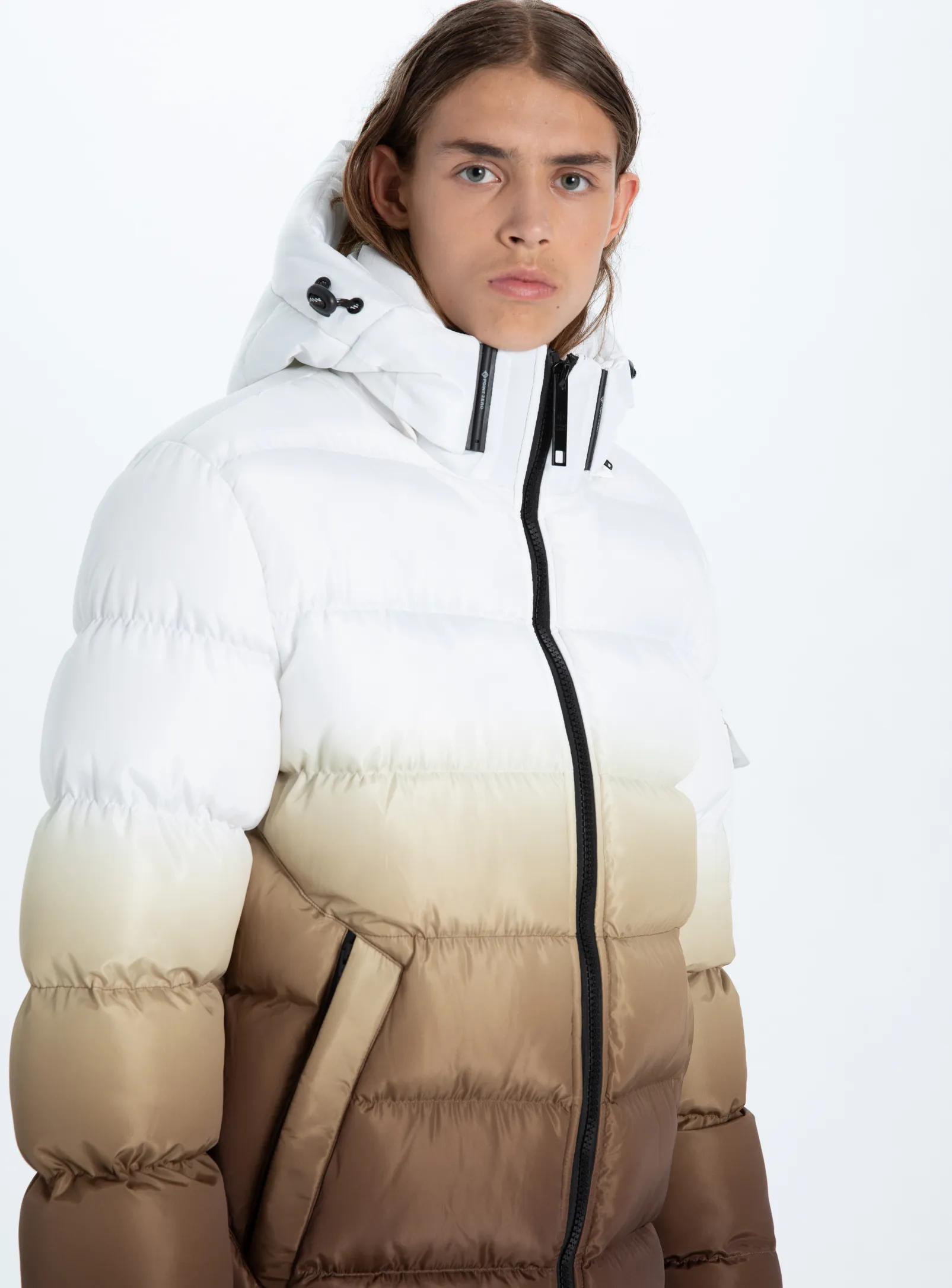 AKSEL| Dip Dye Puffer Jacket || AKSEL| Veste polaire Dip Dye