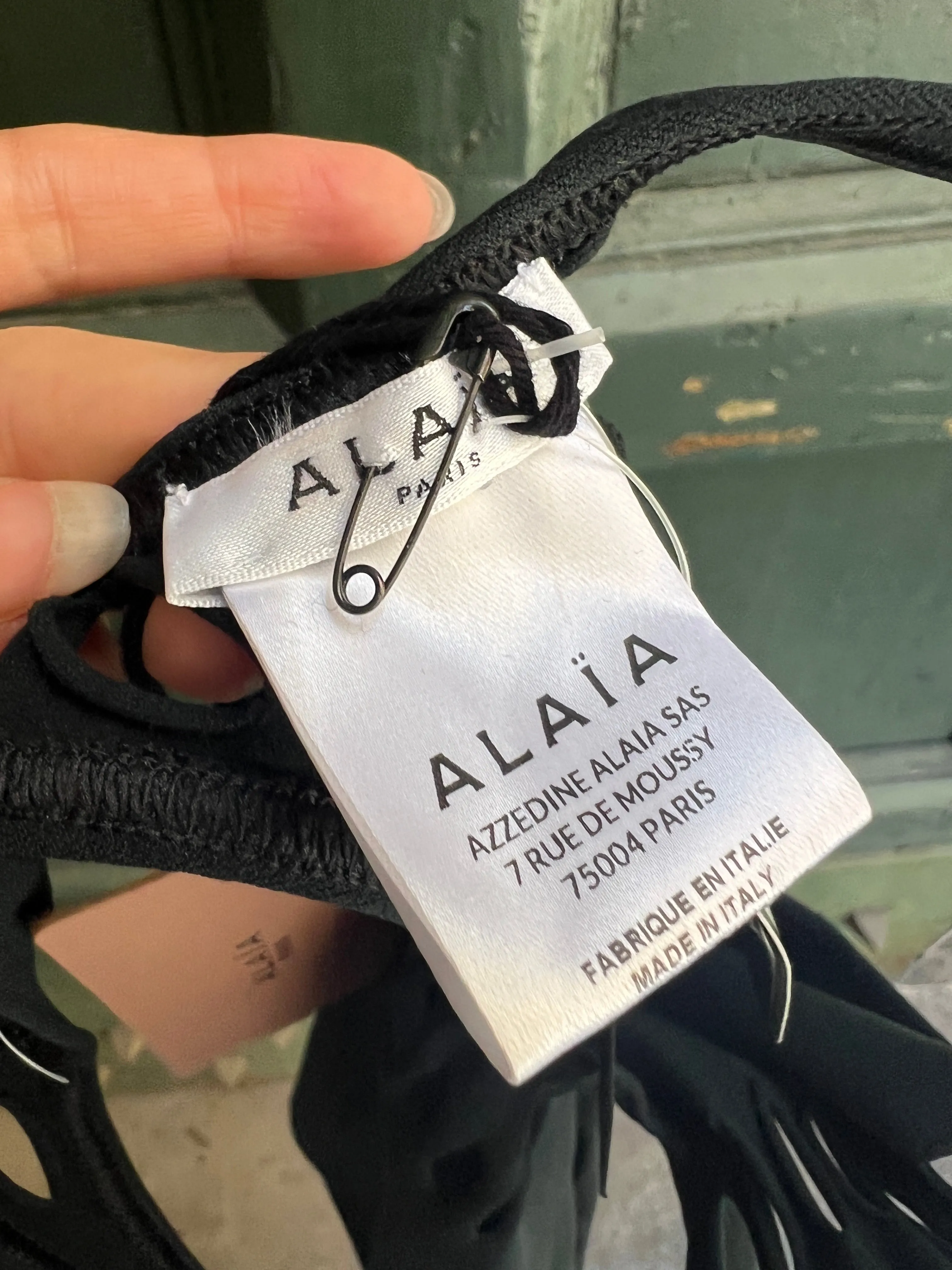 Alaia costume intero nero