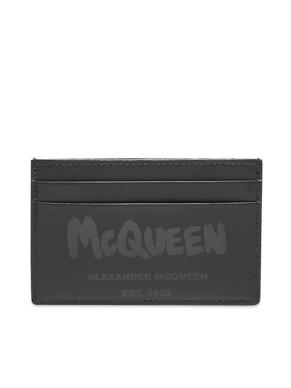 Alexander McQueen Logo Printed Card Holder