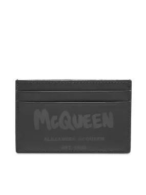 Alexander McQueen Logo Printed Card Holder