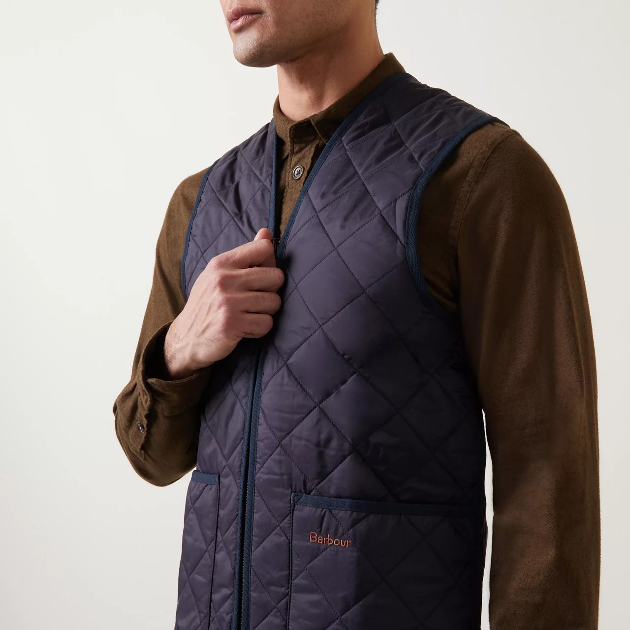 BARBOUR Quilted Jacket Liner - Navy