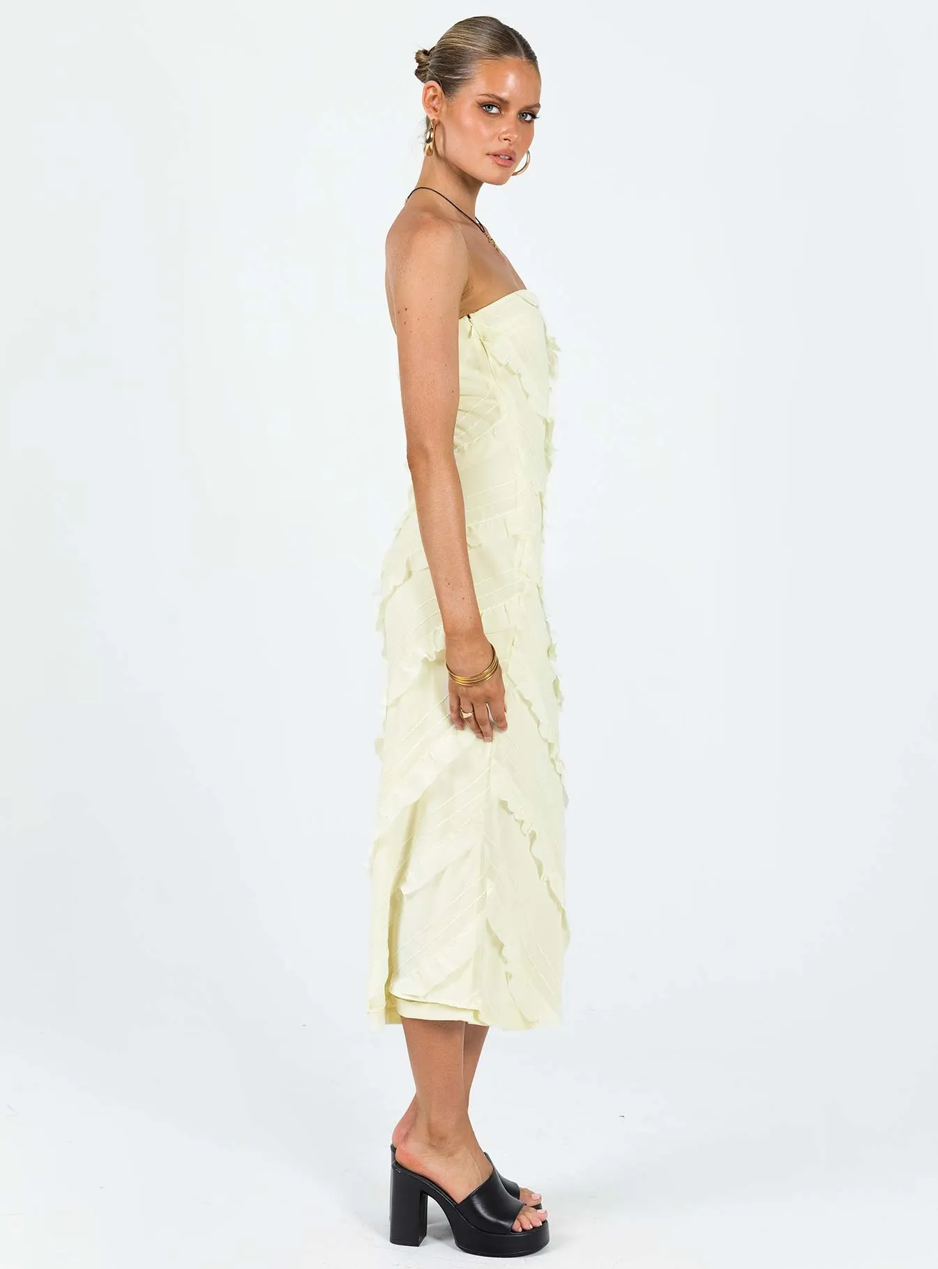 Baylie Maxi Dress Yellow