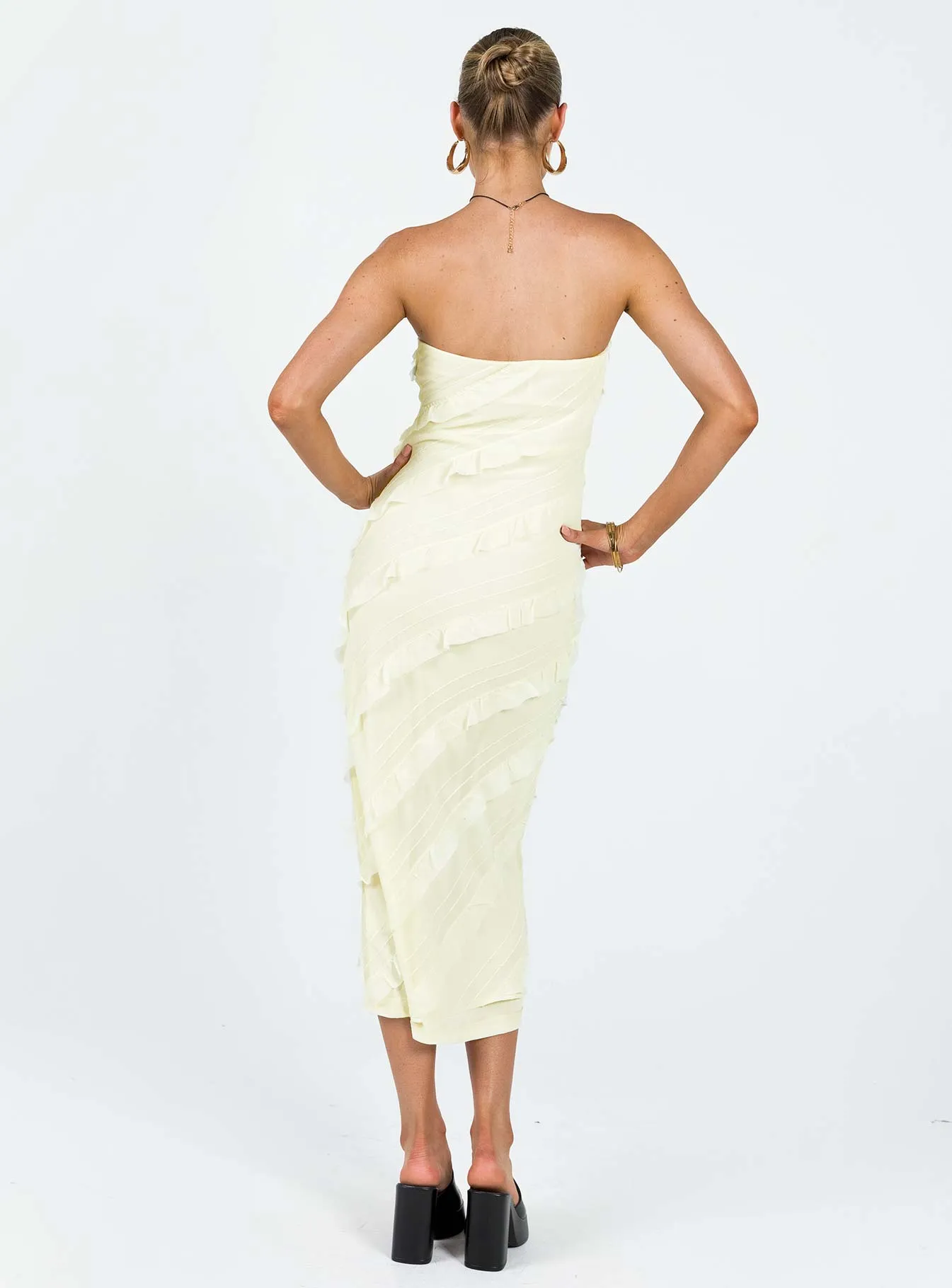 Baylie Maxi Dress Yellow