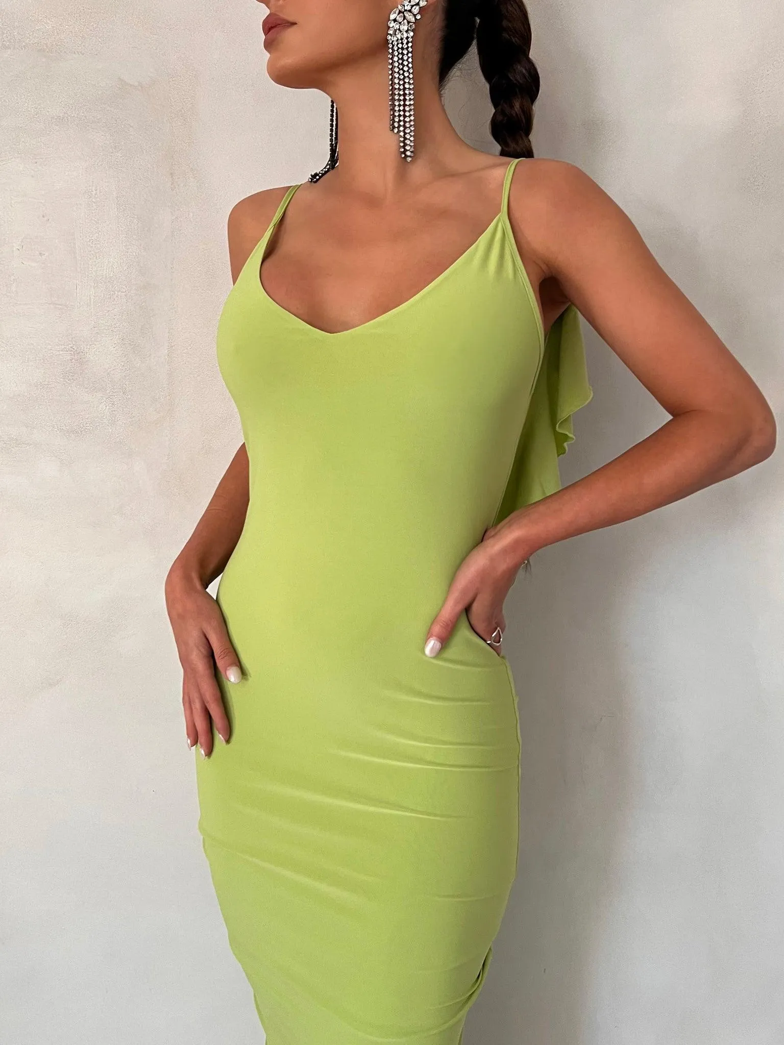 Bella Dress - Lime