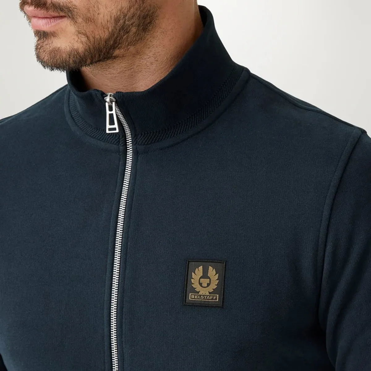 Belstaff - Patch Zip Through in Dark Ink