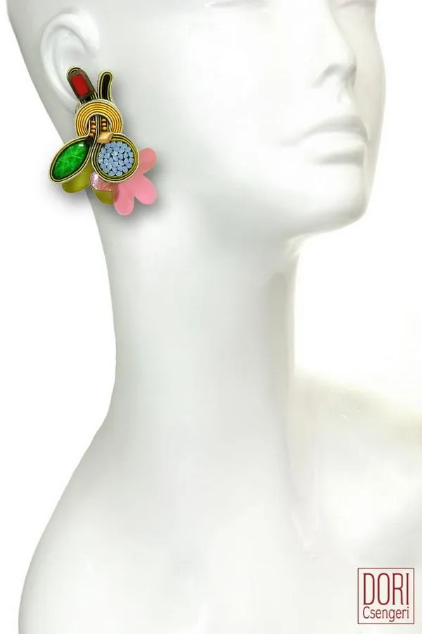 Bossa Nova Clip On Earrings