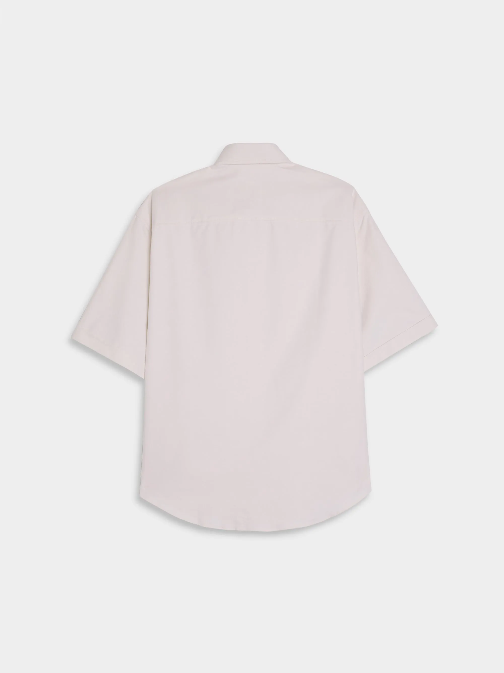 Boxy Fit SL Shirt, Chalk