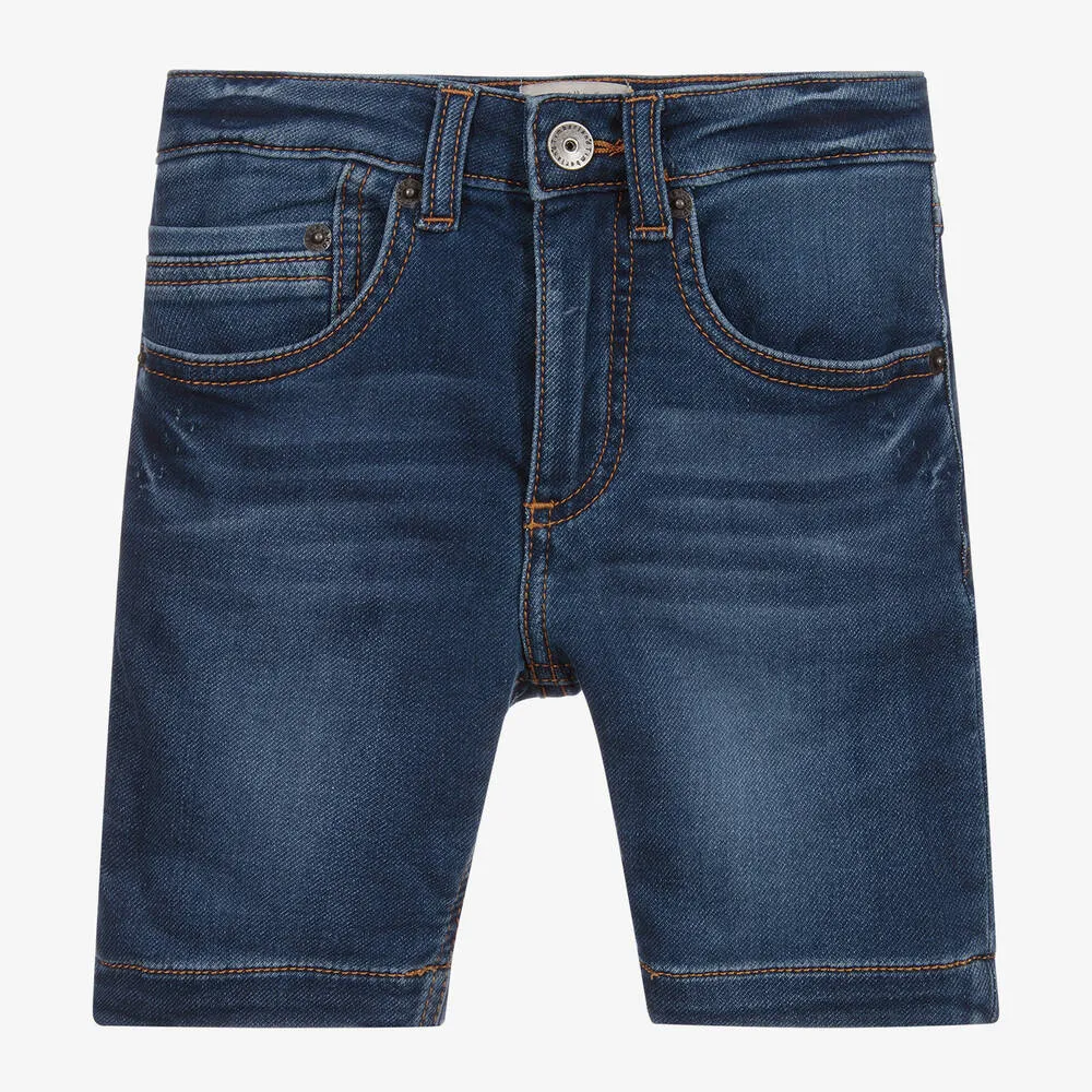 Boys Blue Chino Fit Shorts