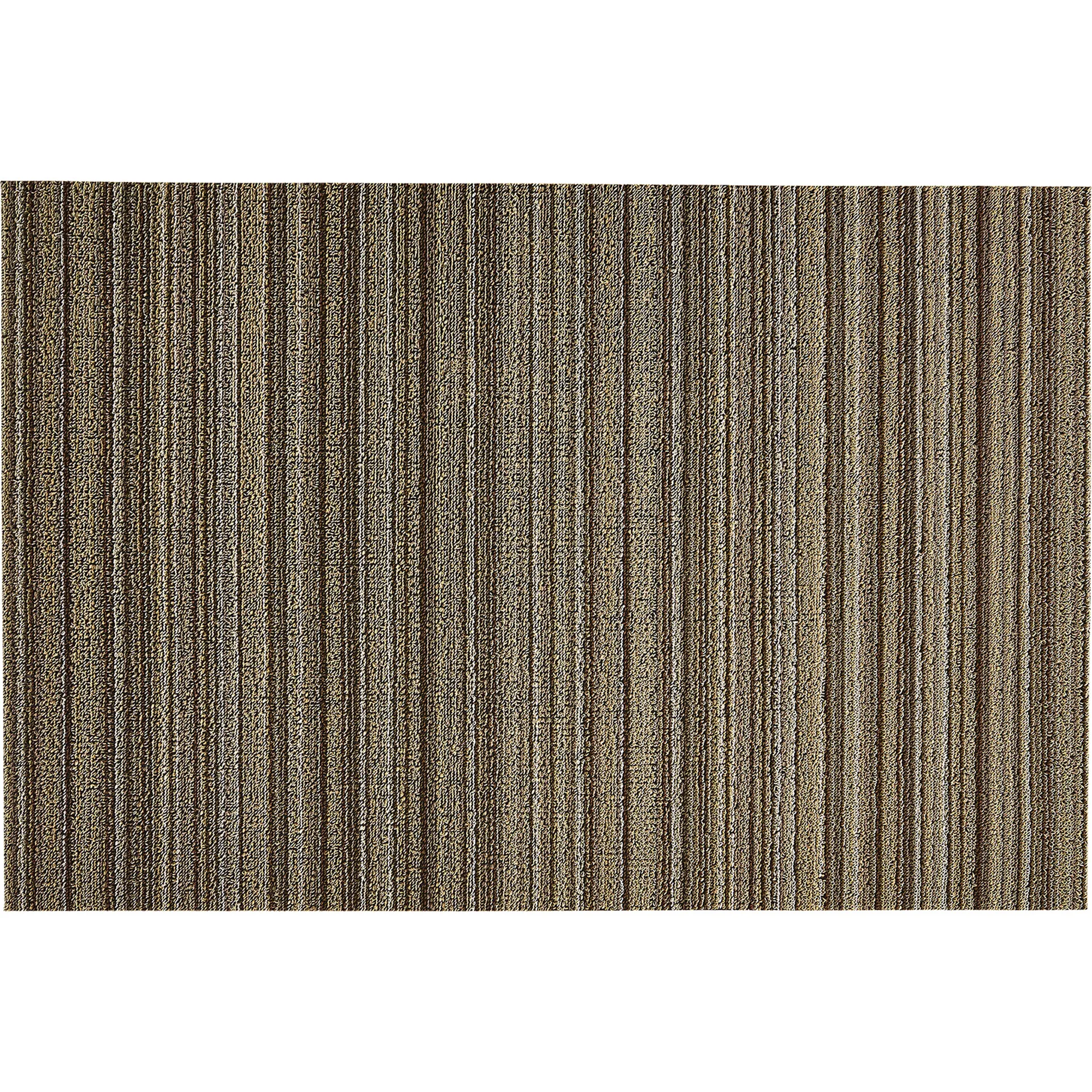 Chilewich Skinny Stripe Shag Floor Mat, Mushroom