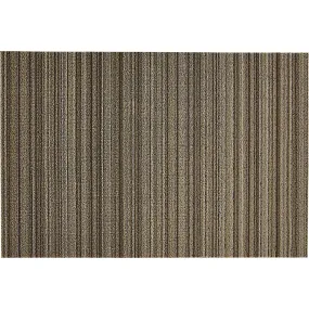 Chilewich Skinny Stripe Shag Floor Mat, Mushroom