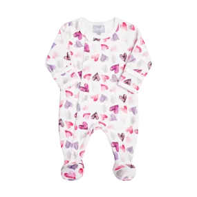 Coccoli 3Pc Velour Hearts Baby Set