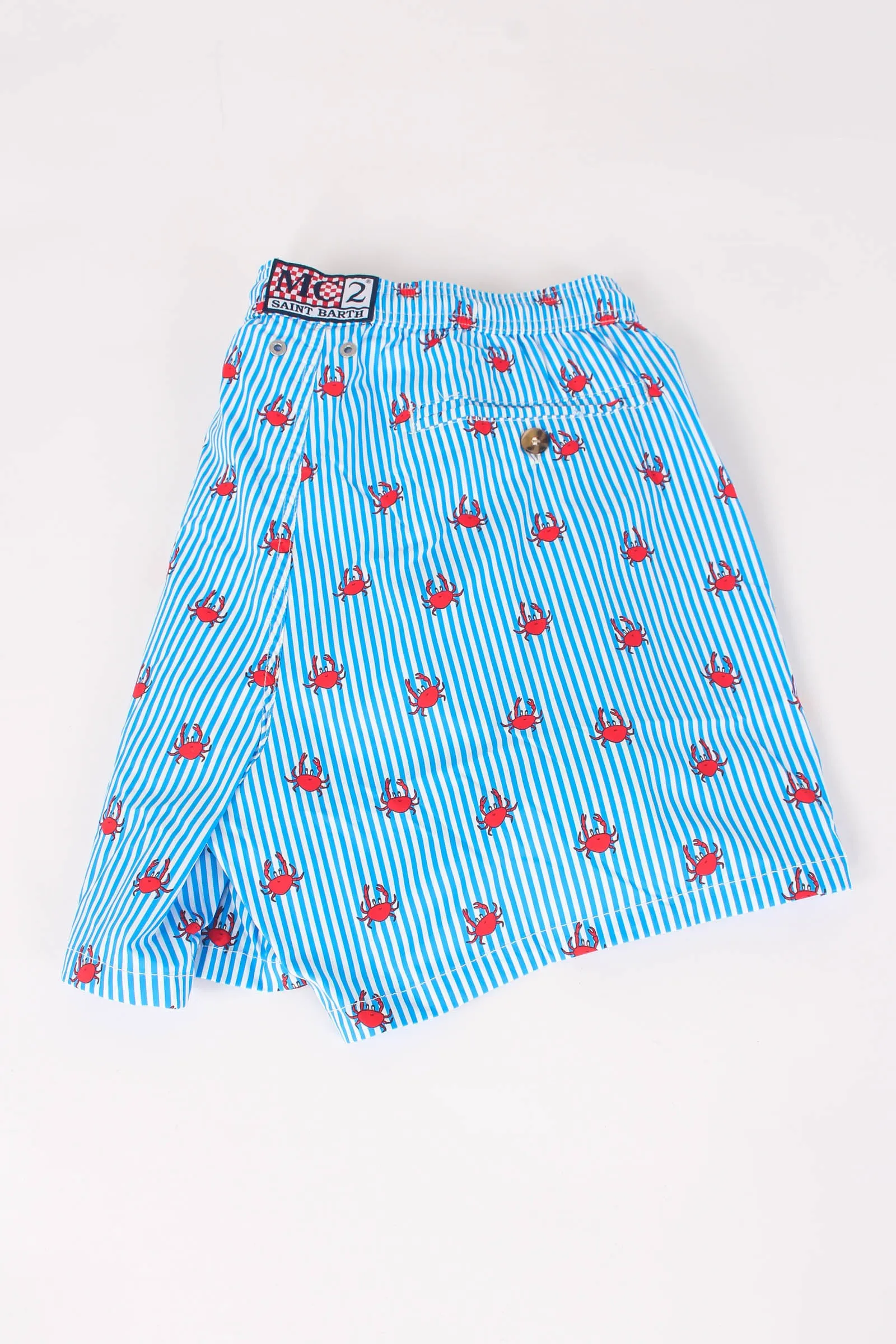 Costume Pantalone Fantasia Azzurro/crabs