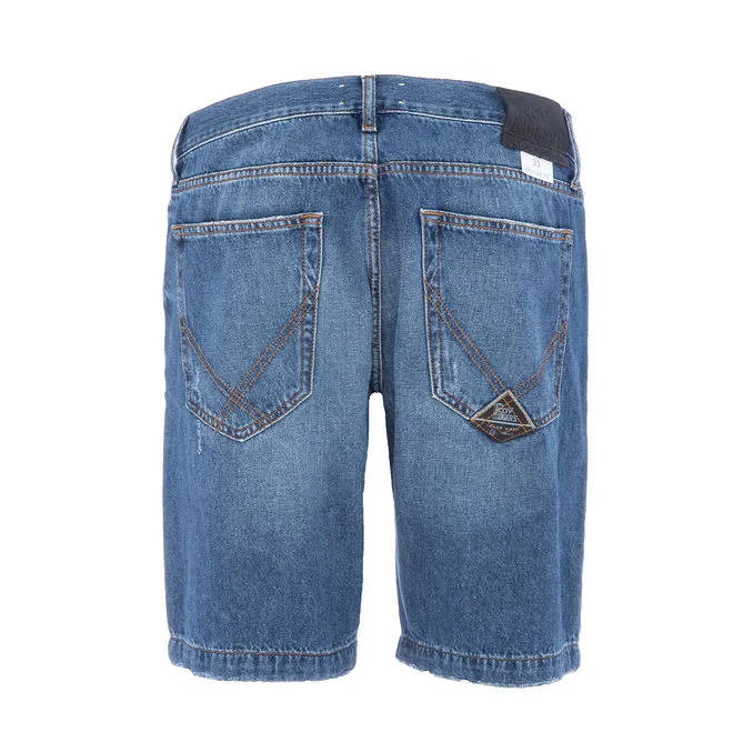 CULT PANZANELLA BERMUDA WITH TEARS Man Denim