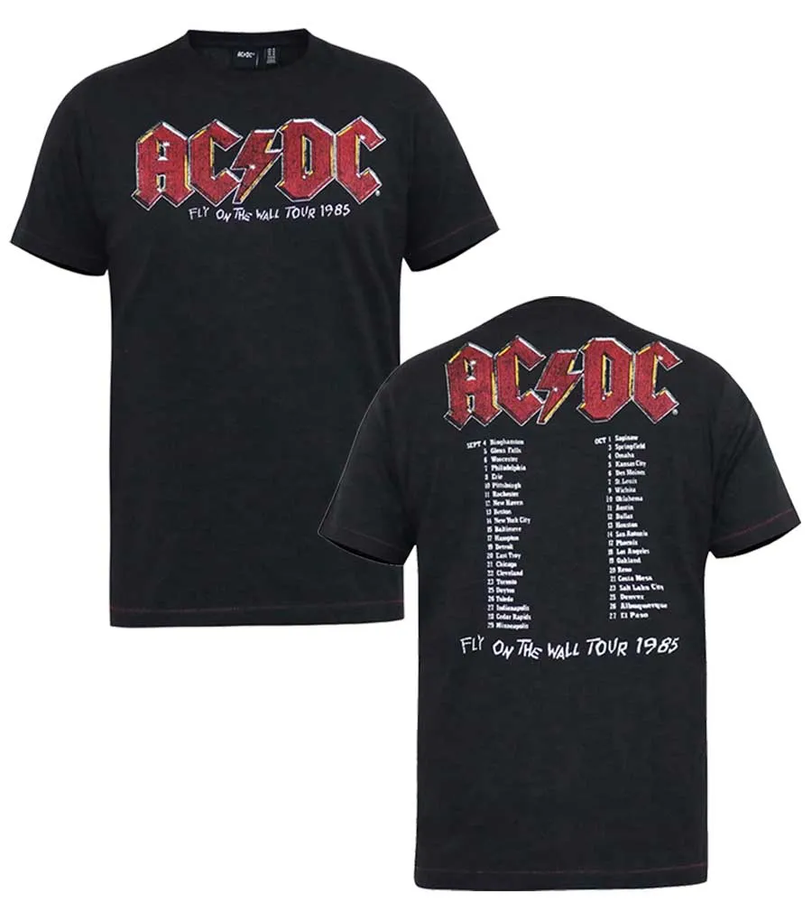 D555 Tall Mens AC/DC Printed T-Shirt Official Licensed Product (JAILBREAK)