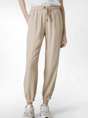 Deha Pantalone Jogger In Twill Tencel – A00667 – Beige