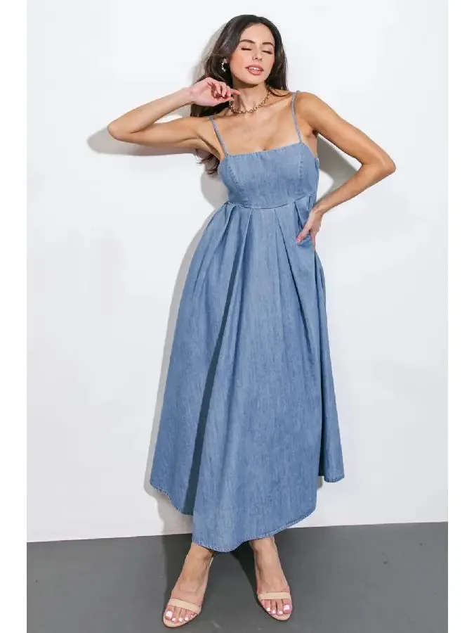 Denim Midi Dress