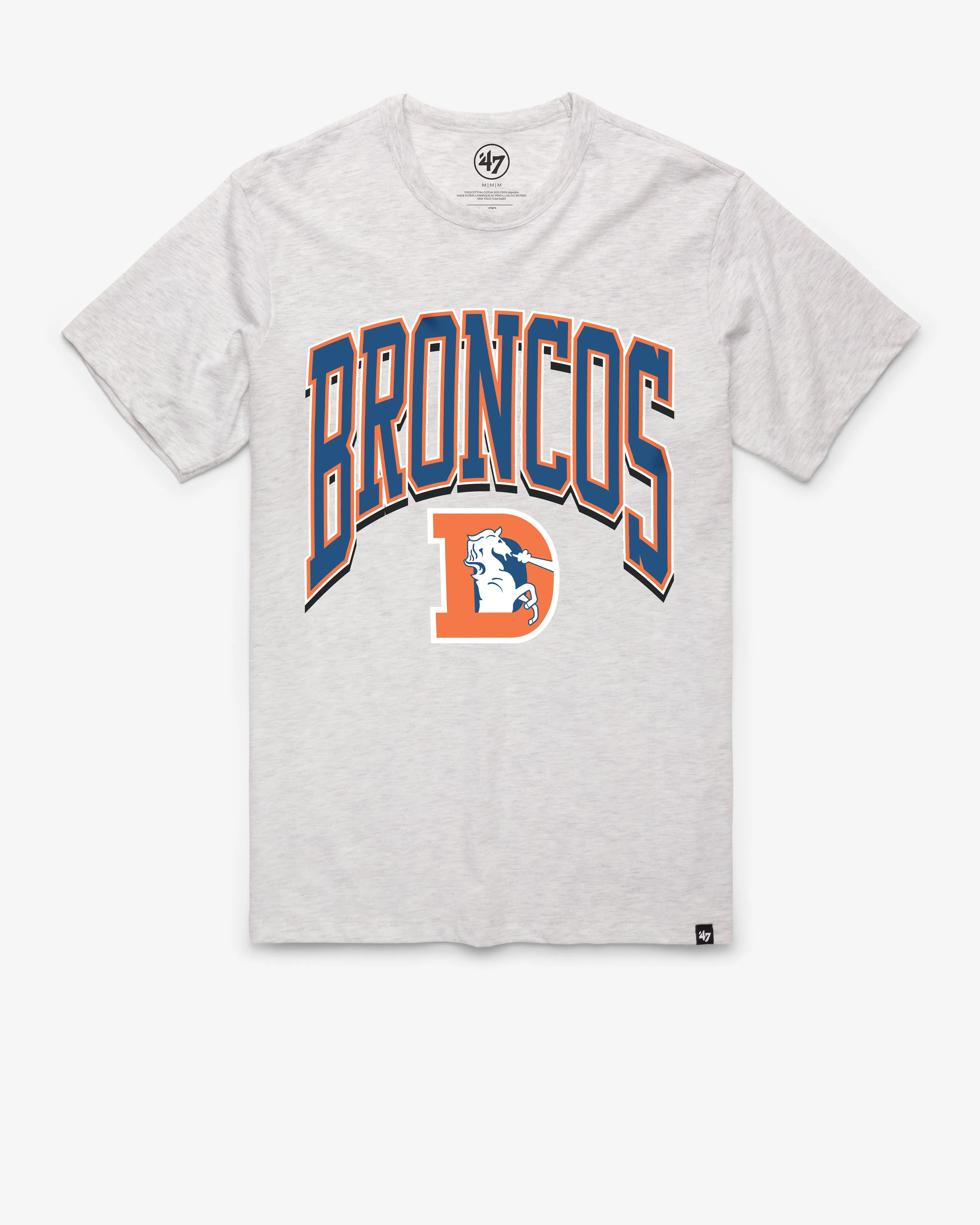 DENVER BRONCOS HISTORIC WALK TALL '47 FRANKLIN TEE