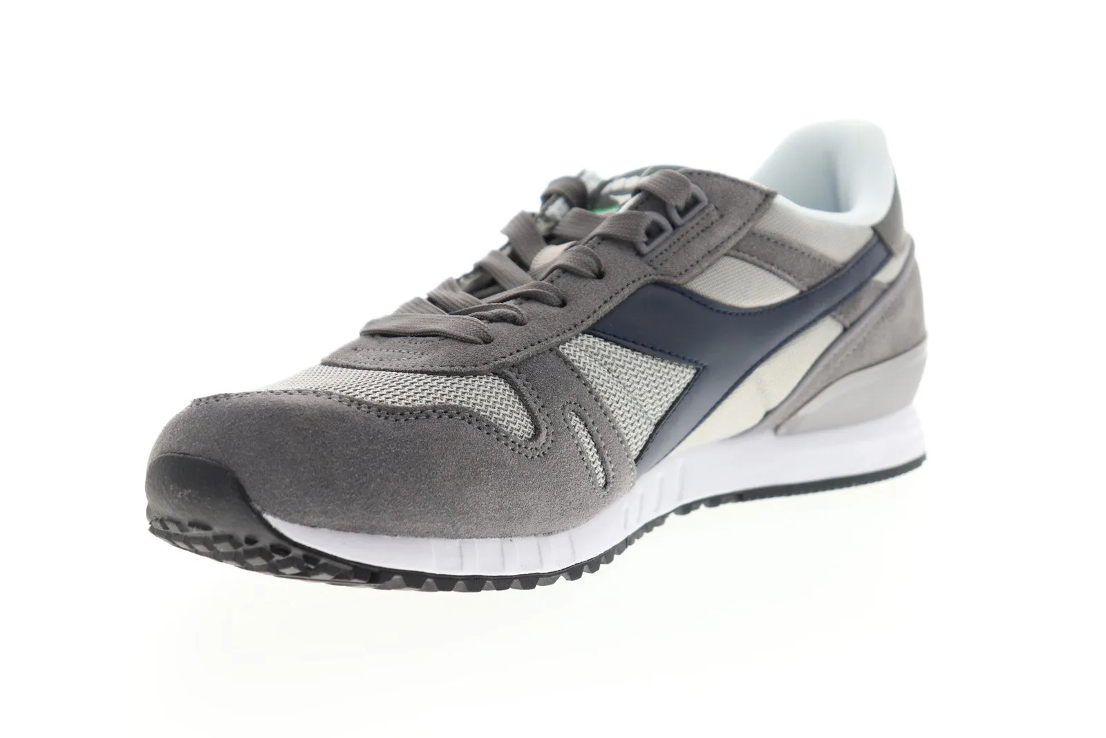 Diadora Titan II 158623-C8240 Mens Gray Suede Low Top Lifestyle Sneakers Shoes