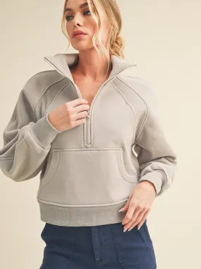 Dove Half Zip Cement