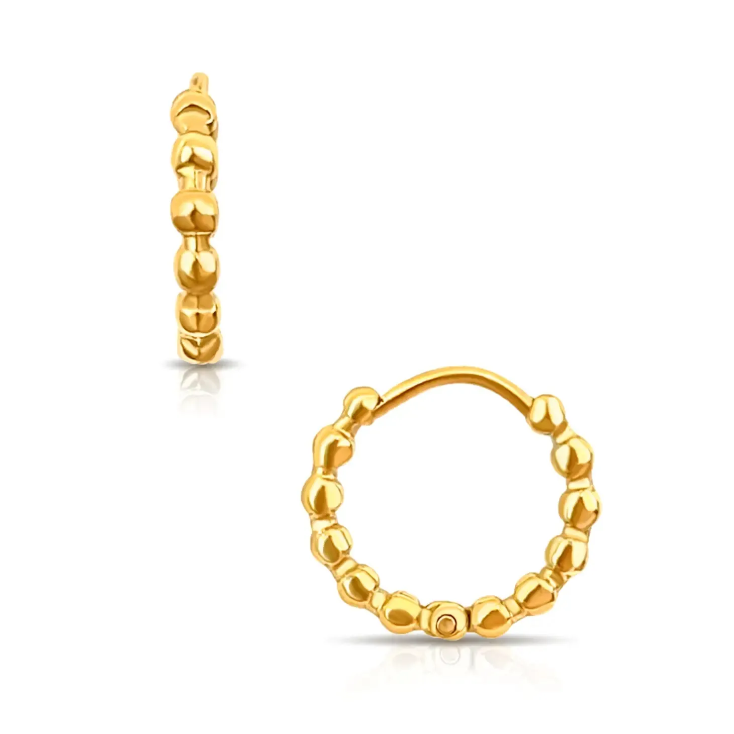 Ellie Vail - Lamora Beaded Mini Hoop Earring