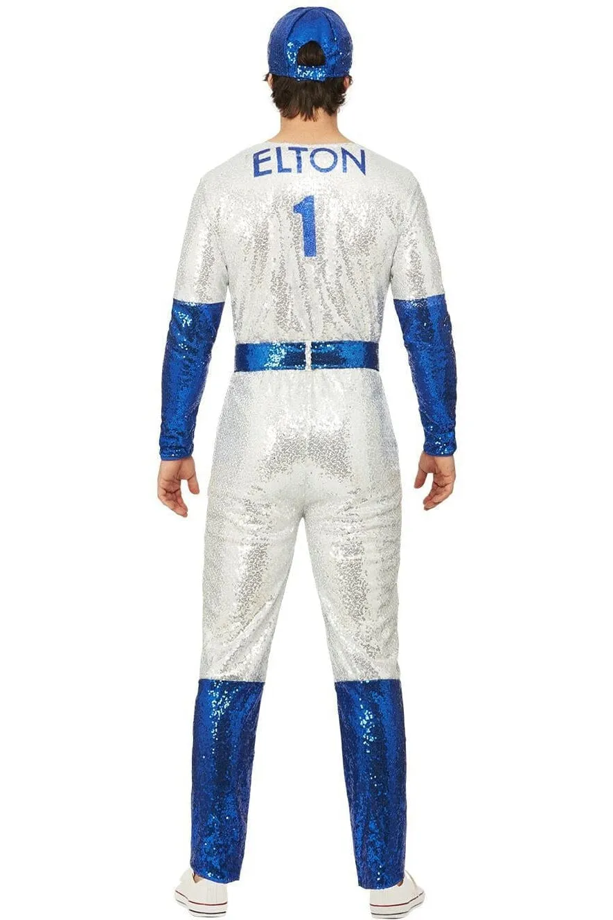 Elton John Deluxe Sequin Baseball Costume