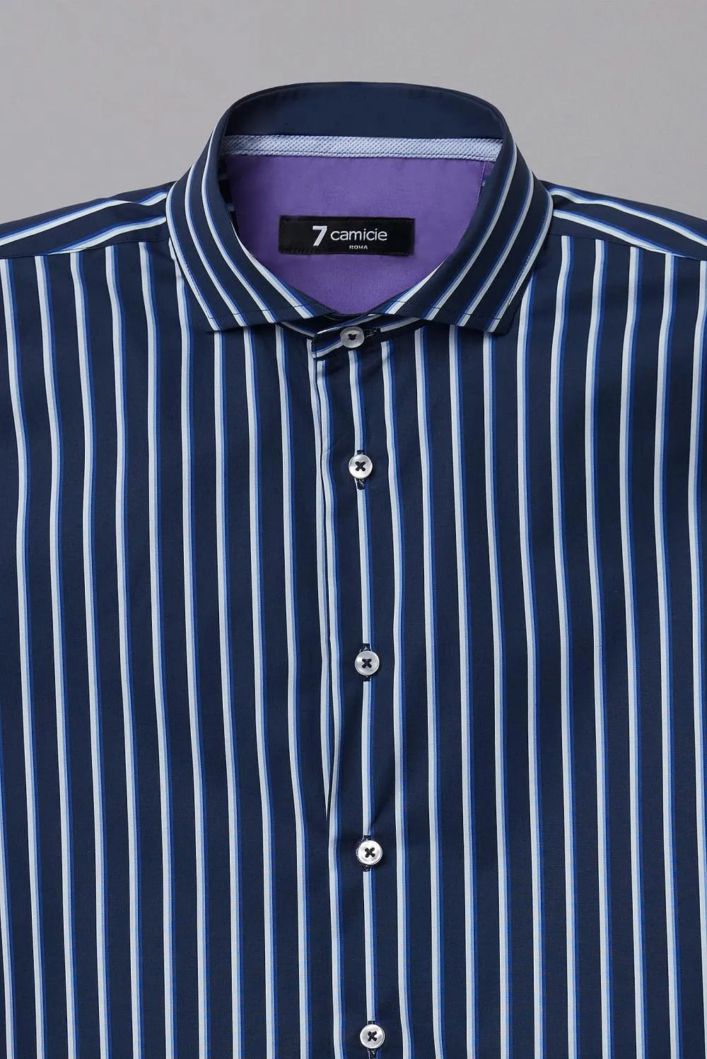 Firenze Sport Poplin Man Shirt Blue White