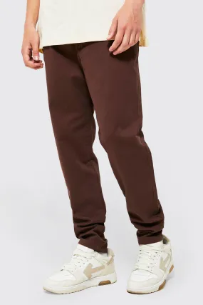 Fixed Waist Slim Fit Chino Trouser