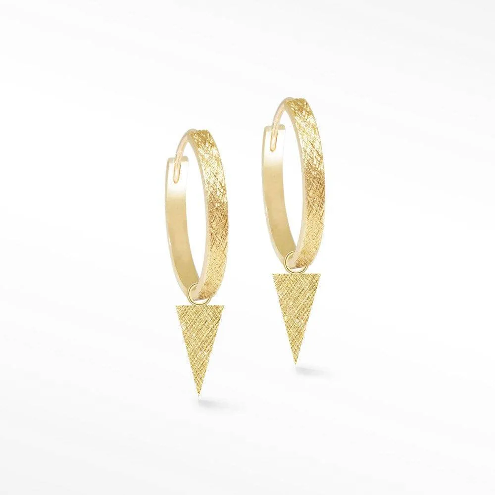 Florentine Dagger Gold Vermeil Convertible Earrings