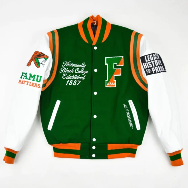 Florida A&M University Motto Varsity Jacket