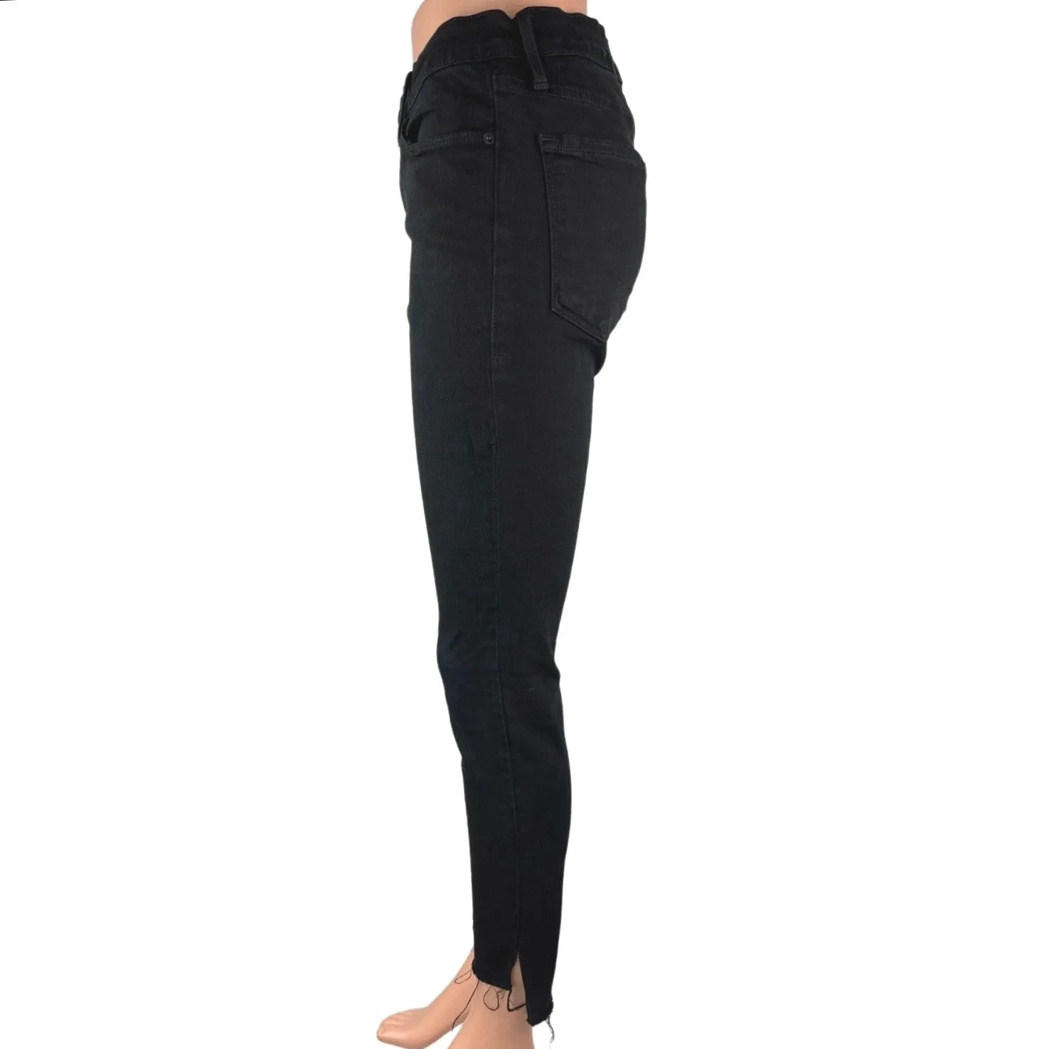 Frame Women's Black Le Skinny De Jeanne Mid Rise Stretch Denim Jeans Size 29