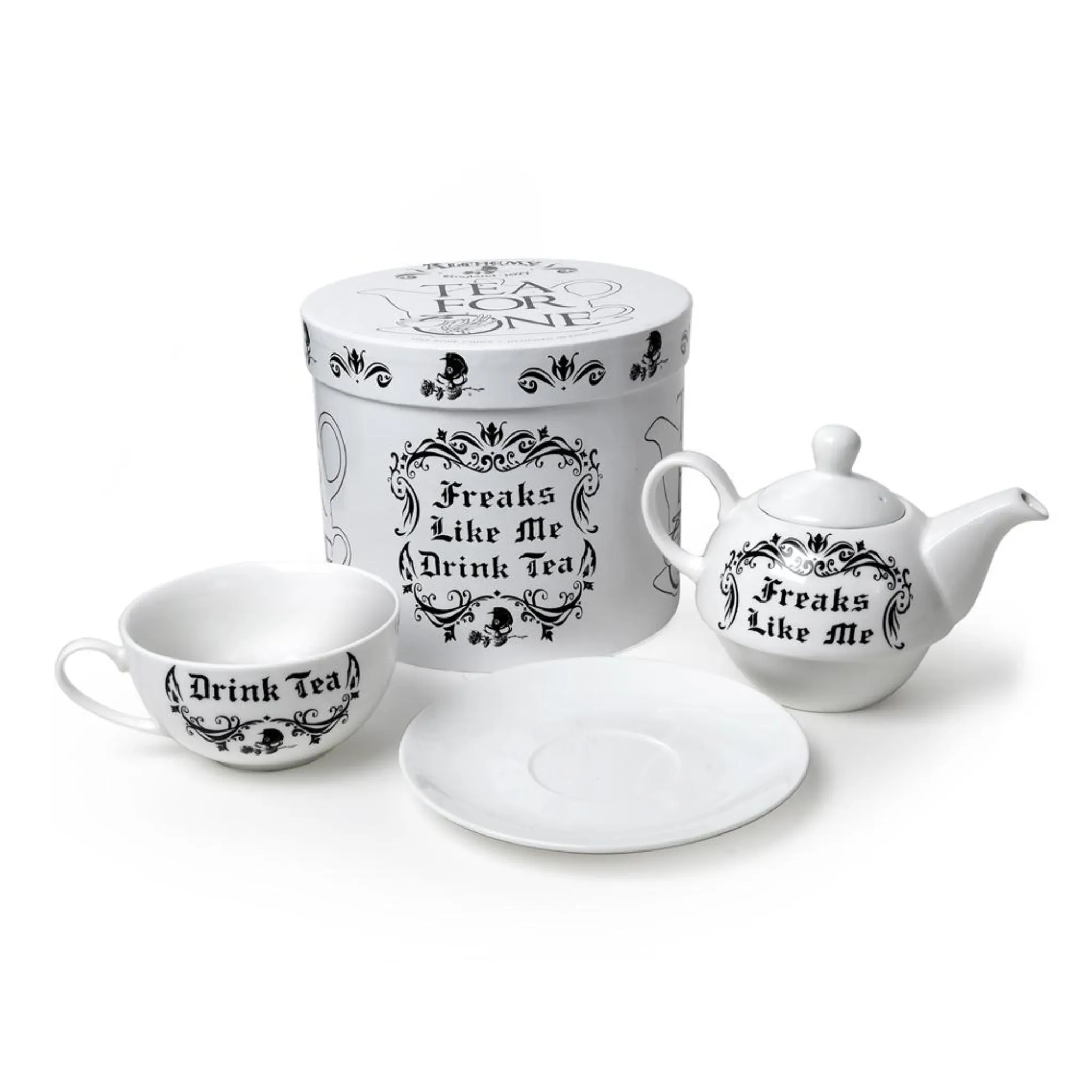 'Freaks Like Me' Tea Set