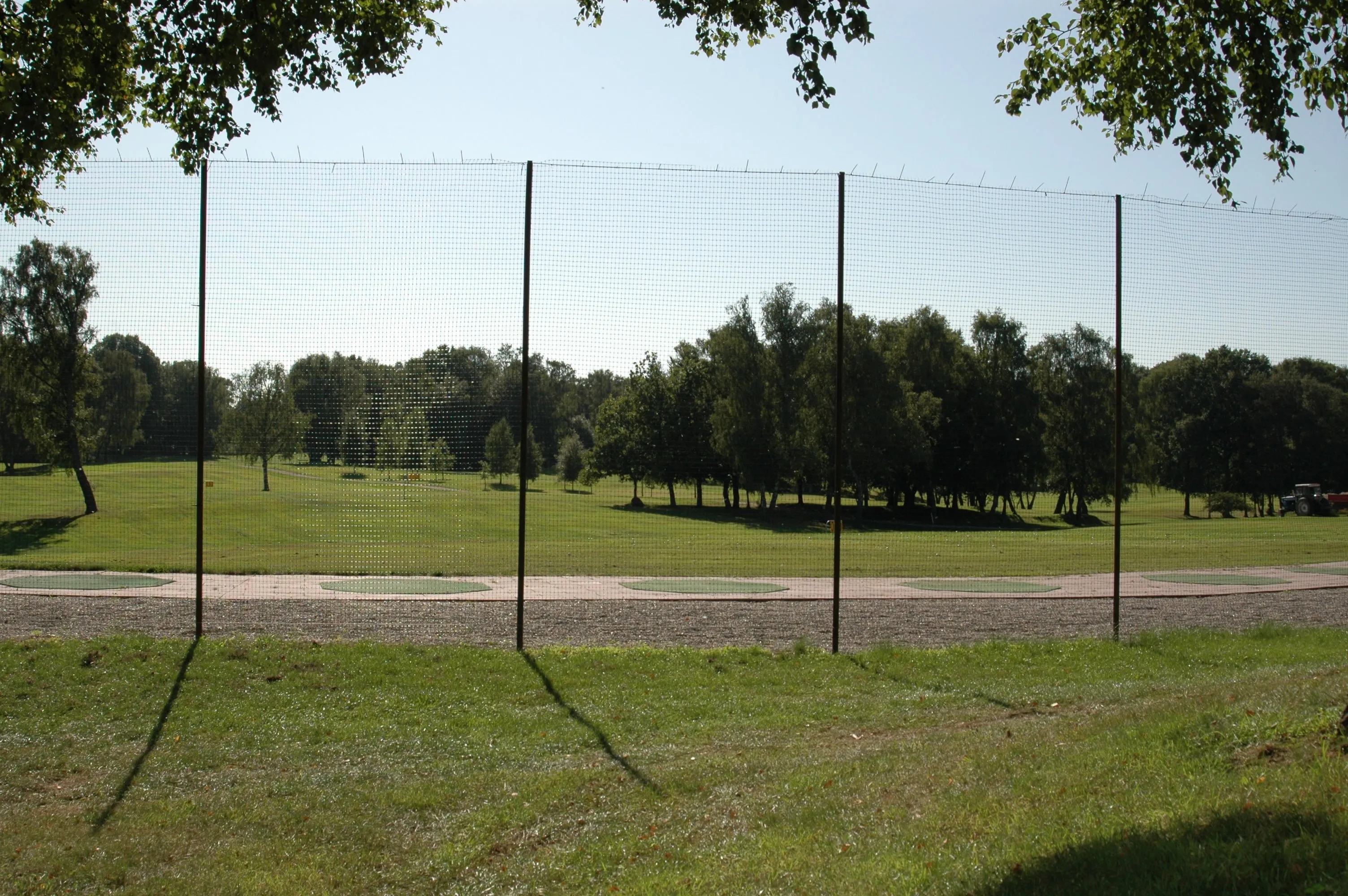 Golfball stop net 5x50 m SORT m/reb