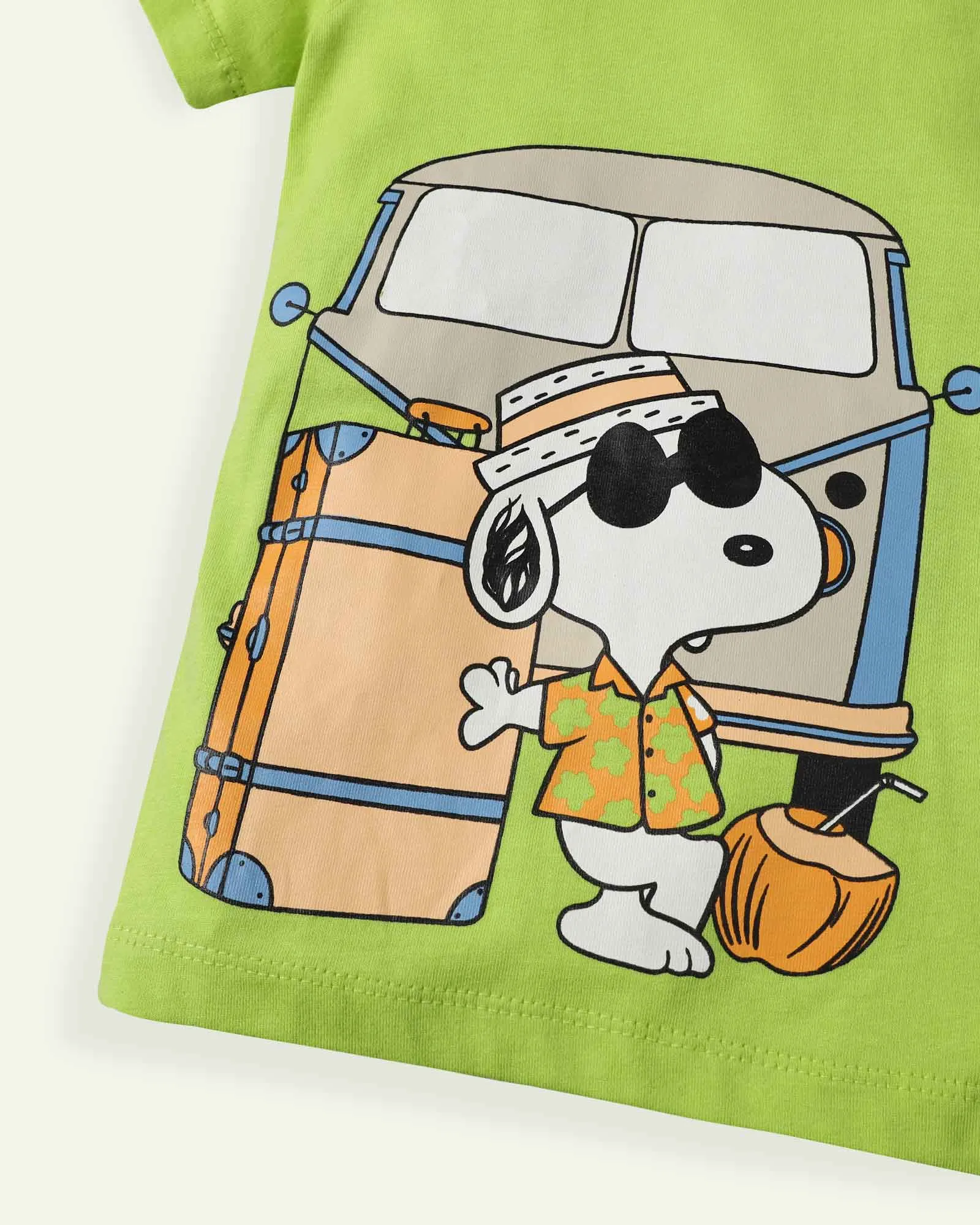 Green Snoopy T-shirt