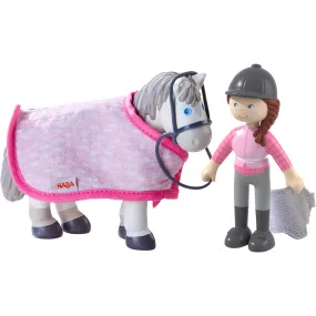 HABA Toys / Little Friends Rider Sanya & Horse Play Set