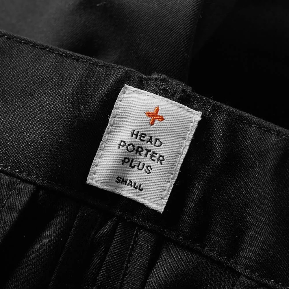 Head Porter Plus Slim Chino PantBlack