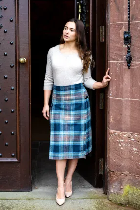 Hostess Kilt - Mid Lengths (Custom Tartan - Fine Wool)