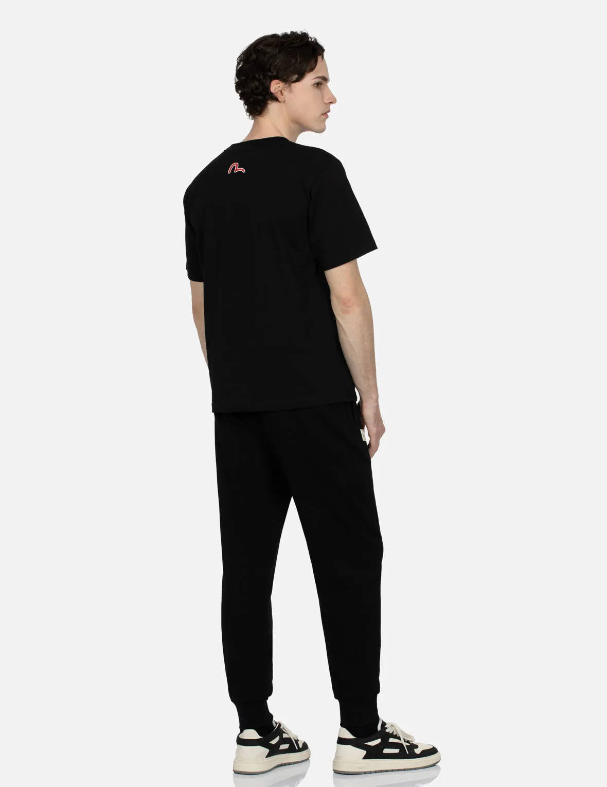 Hyottoko Festival Print Regular Fit Sweatpants