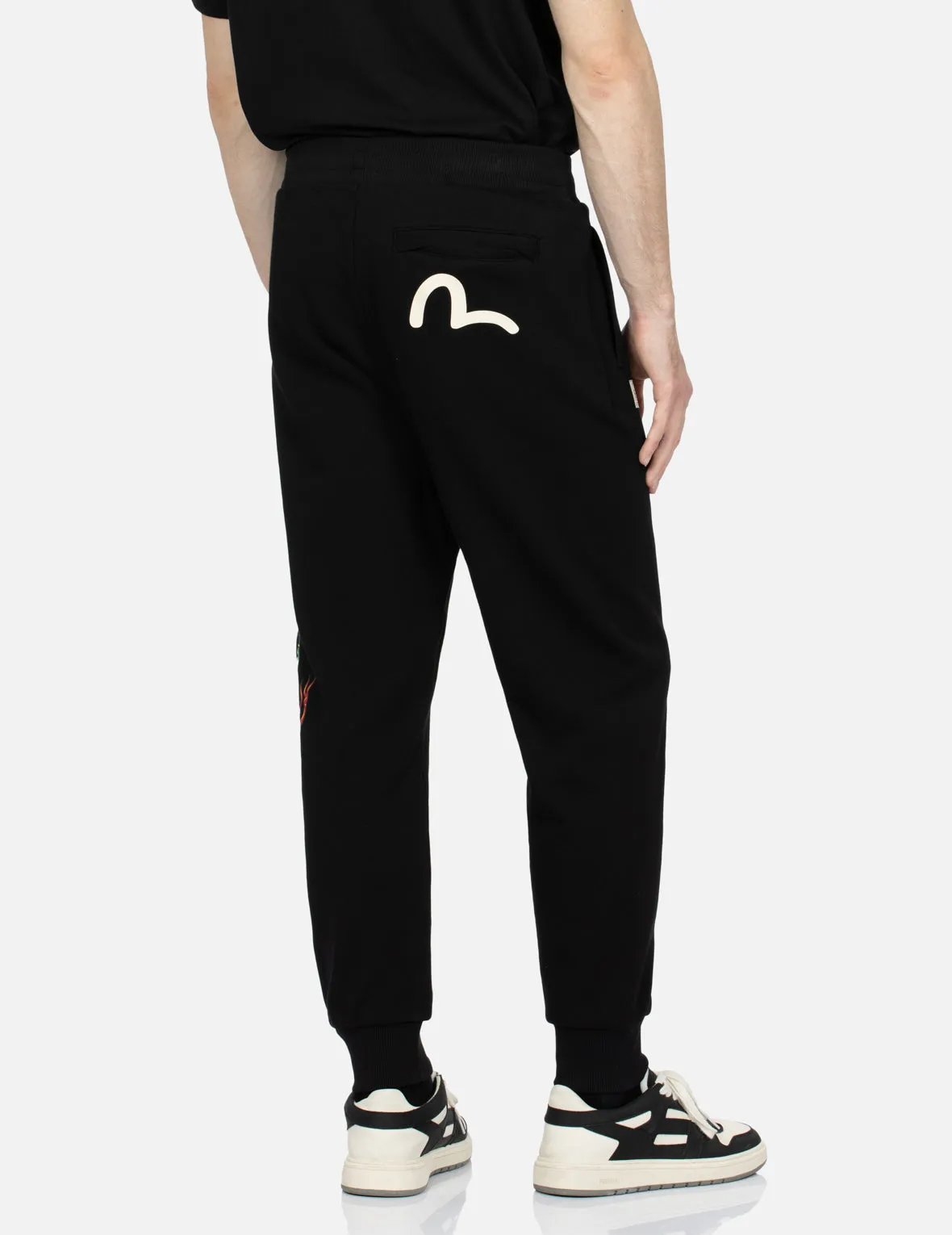 Hyottoko Festival Print Regular Fit Sweatpants