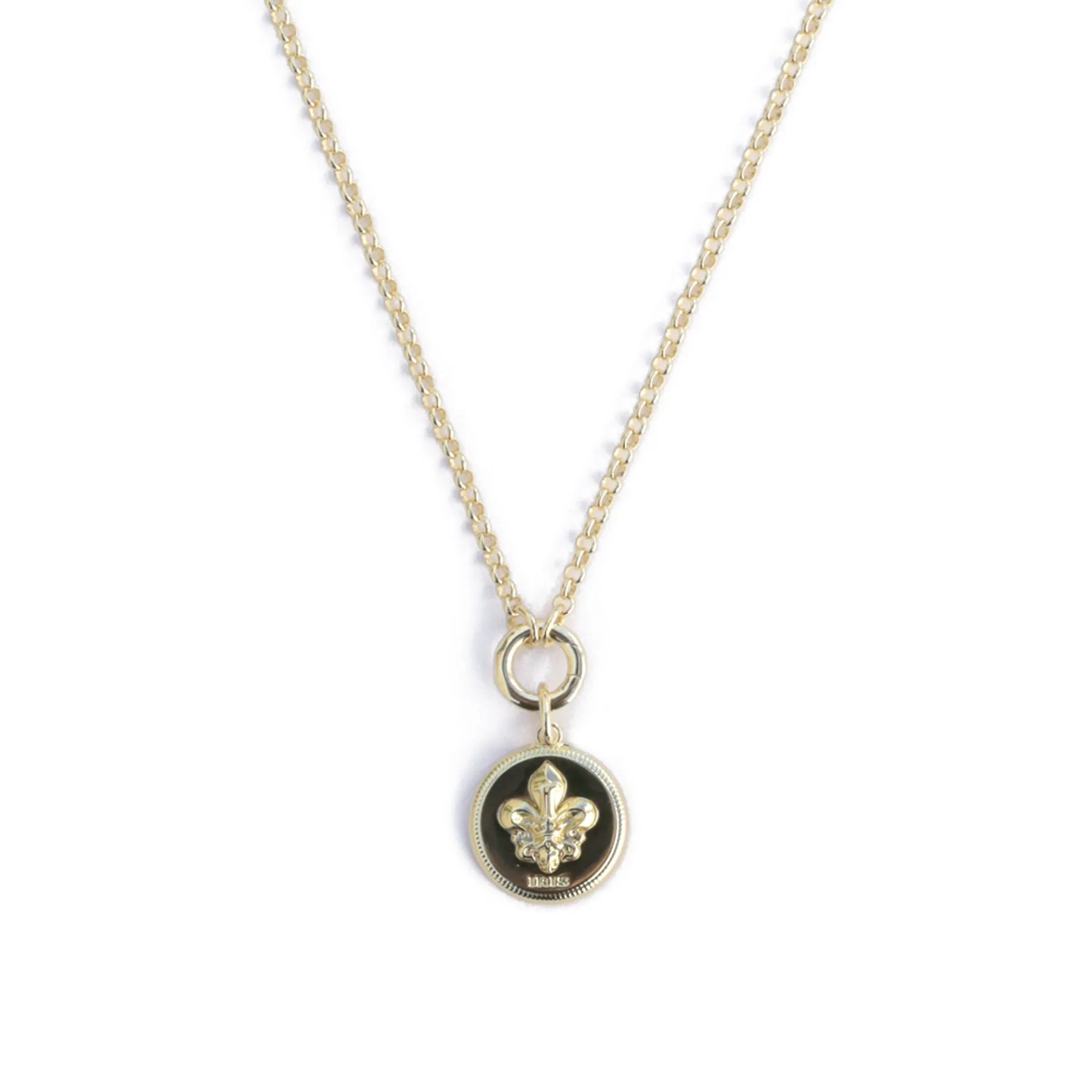 Iris Poydras Necklace with Mini St. Charles Pendant