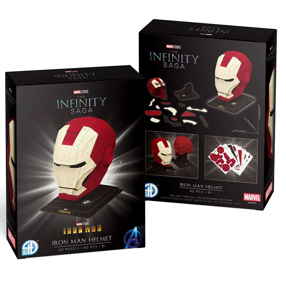 Iron Man Helmet 3D Model Puzzle