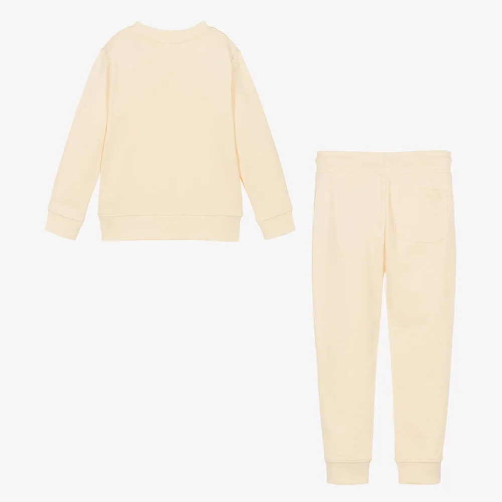 Ivory Cotton Tracksuit