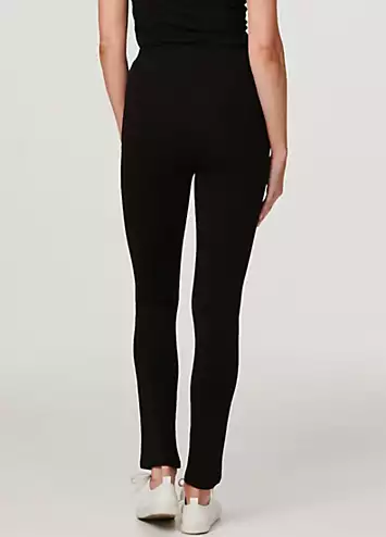 Izabel London Zip Detail Skinny Fit Jeggings | Kaleidoscope